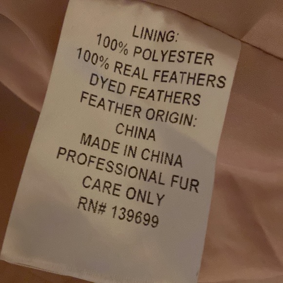 jocelyn Blush Pink Feathered Faux-Fur Utility Jacket - Picture 9 of 10